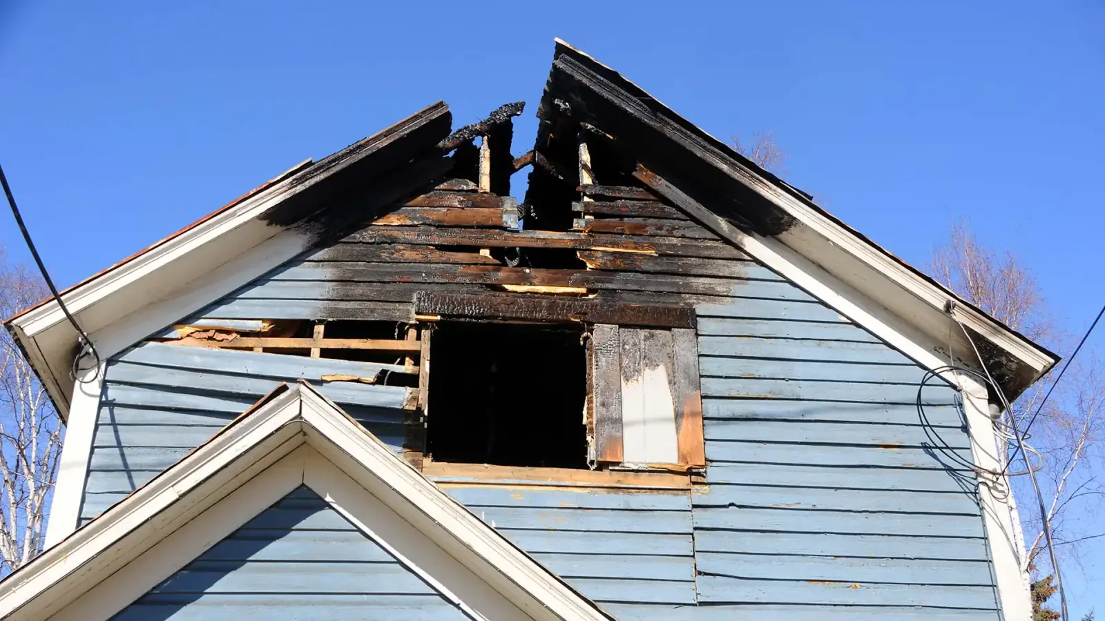Fire damage rebuild by True Builders