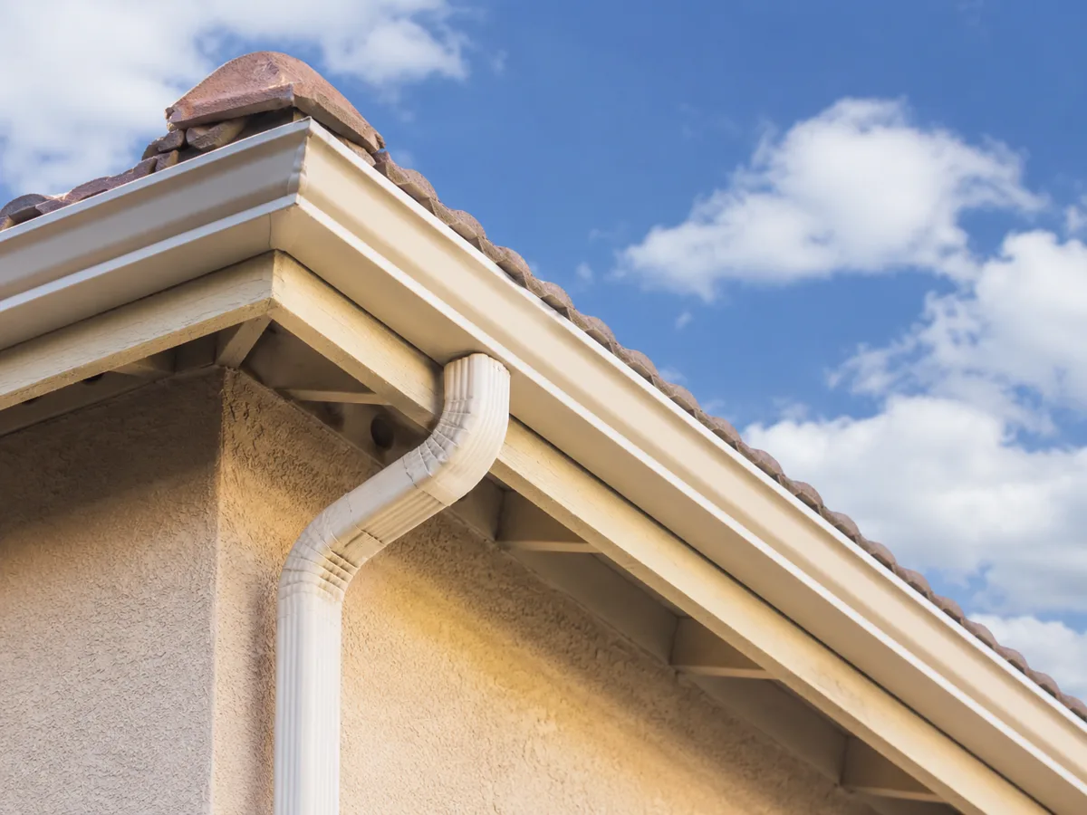 Gutter installation by True Roofers